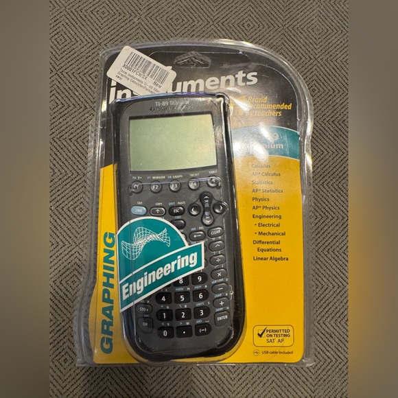 Texas Instruments TI-89 Titanium Engineering Graphing Black Calculator - Picture 1 of 7